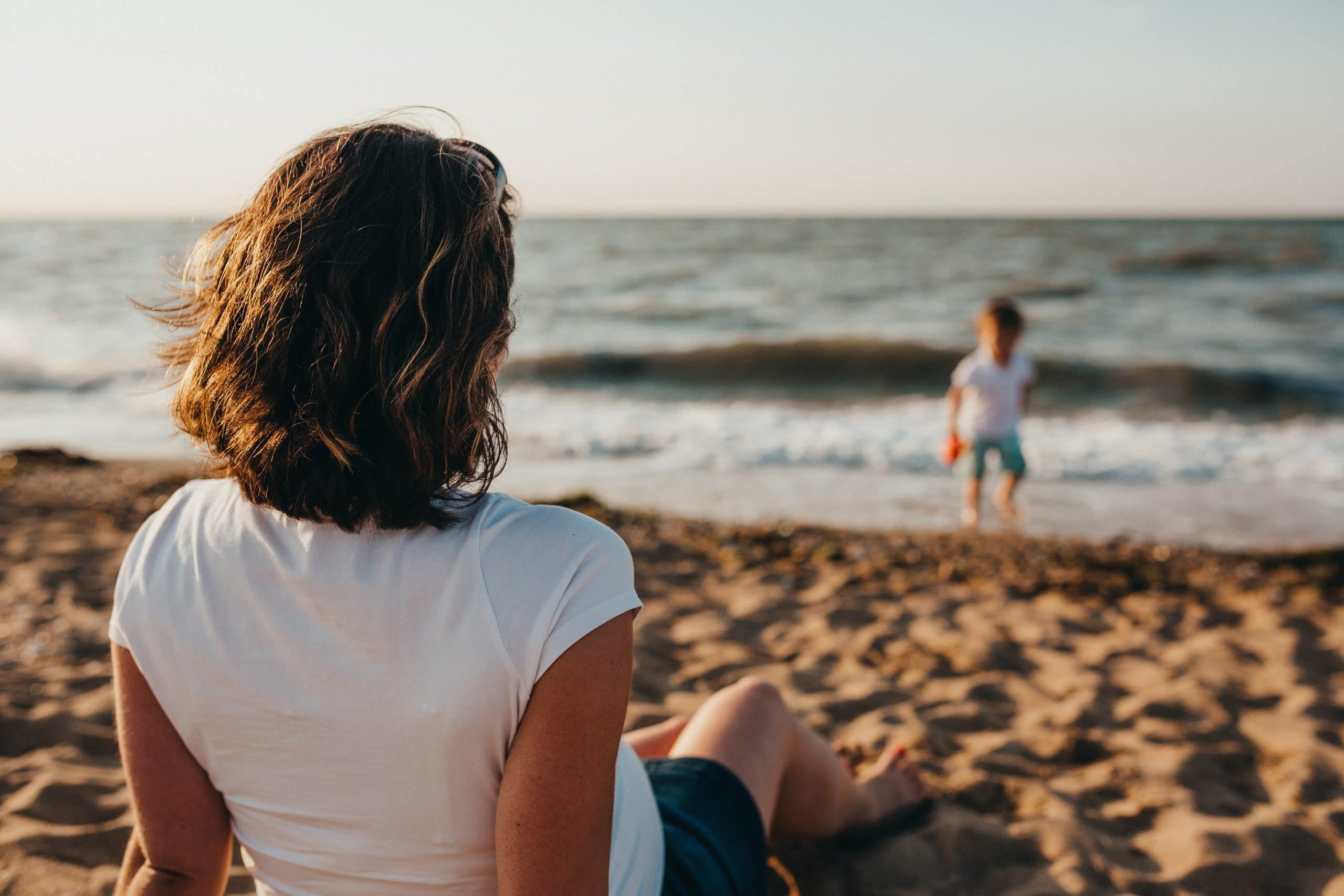 Famille à la plage