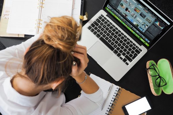 Femme stressée